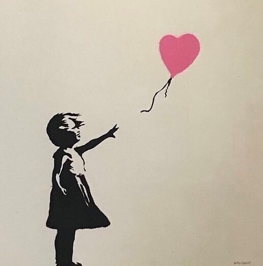 Banksy Girl with Balloon